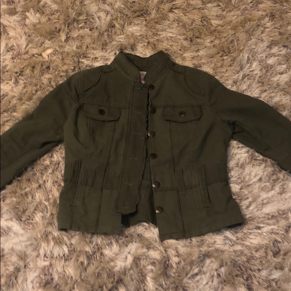 Army green jacket